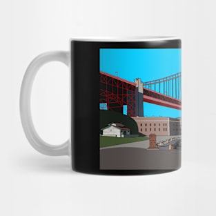 San Francisco Landmark - Golden Gate Bridge Mug